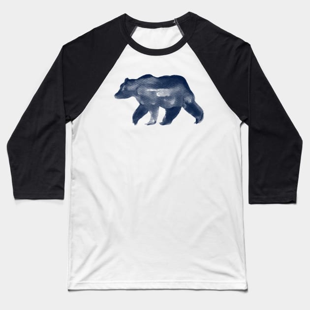 Bear Baseball T-Shirt by mikekoubou